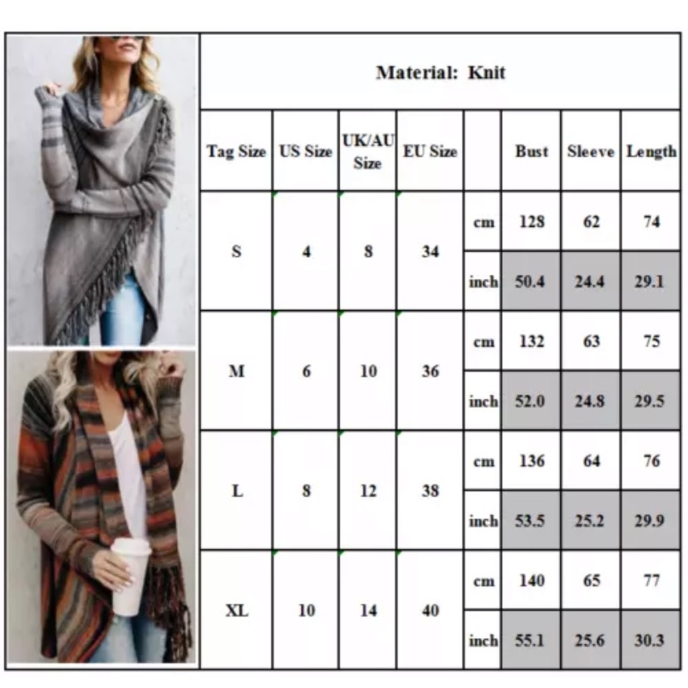 Striped Tassel Sweater - Picture 6 of 8